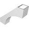 Ekena Millwork 5-in. W x 18-in. D x 18-in. H Westlake Architectural Grade PVC Knee Brace BRCP05X18X18WTL - alternate 4